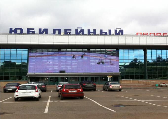 Цвет стеклянного дисплея СИД высокой яркости водоустойчивый полный рекламируя доску дисплея СИД для торгового центра